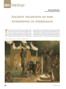 Ancient Tradition of Fire Worshiping in Azerbaijan