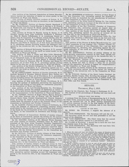 Congressional Record-Senate. May 1