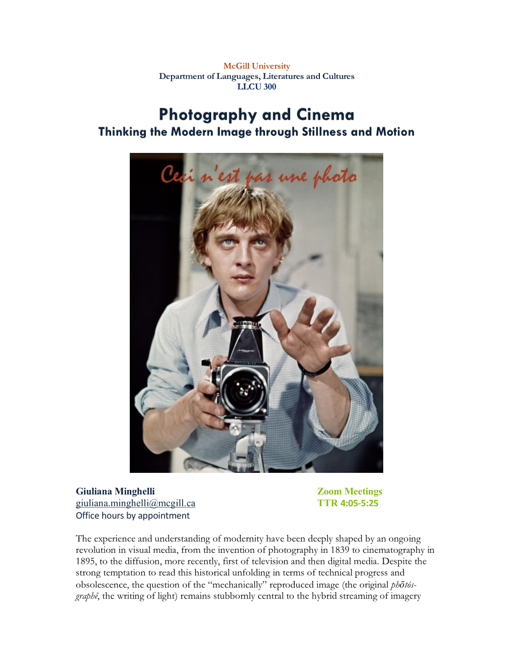 Photography and Cinema Thinking the Modern Image Through Stillness and Motion