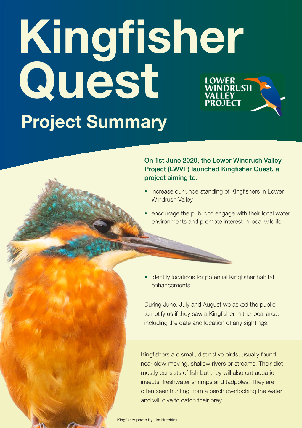 LWVP Kingfisher Quest Summary Report 2020