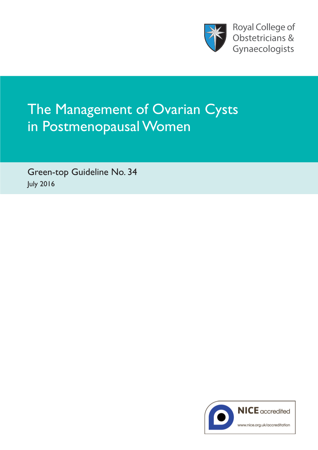 Ovarian Cysts in Postmenopausal Women