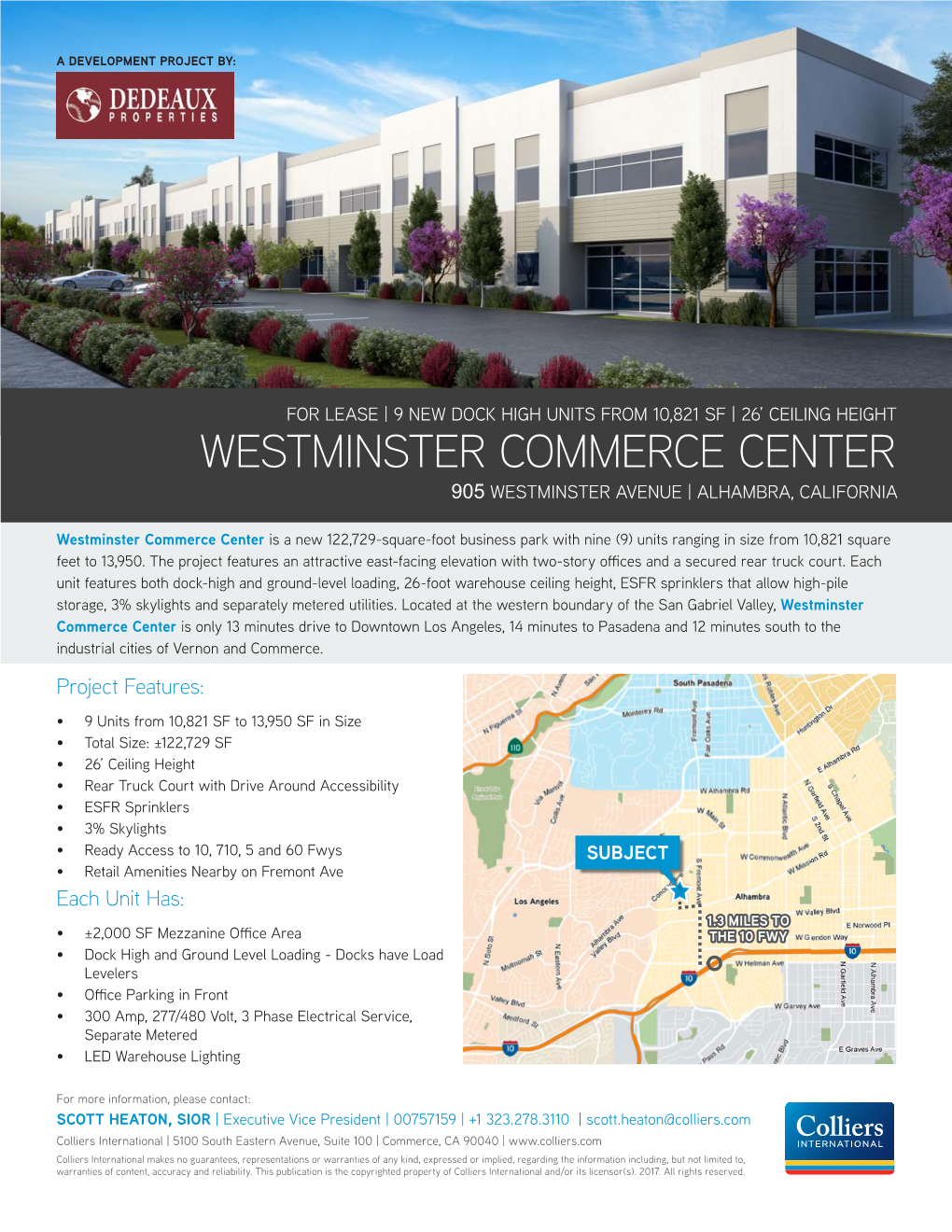 Westminster Commerce Center 905 Westminster Avenue | Alhambra, California