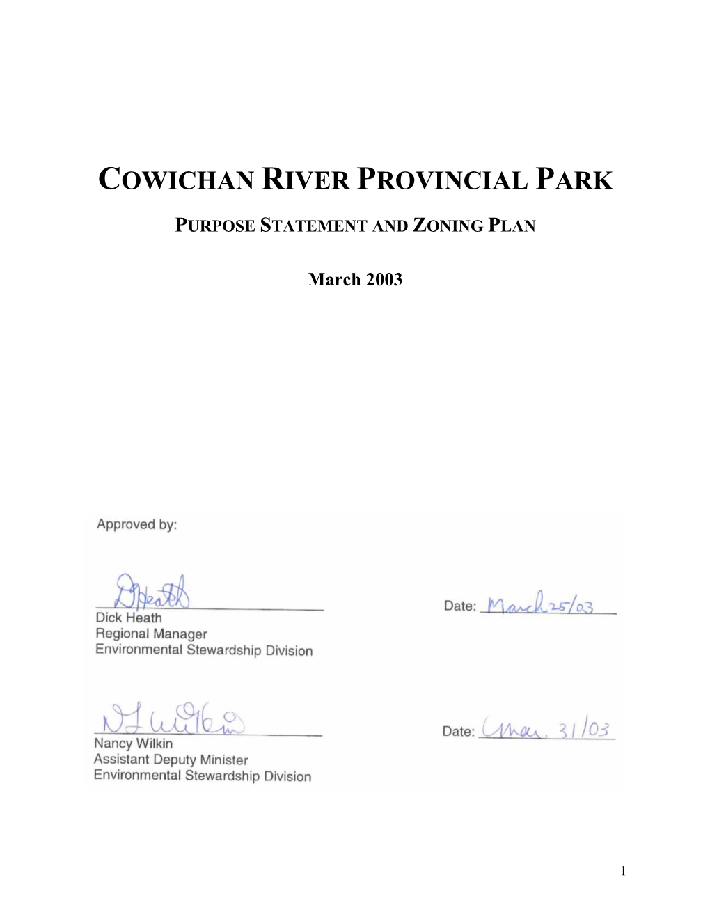 Cowichan River Provincial Park