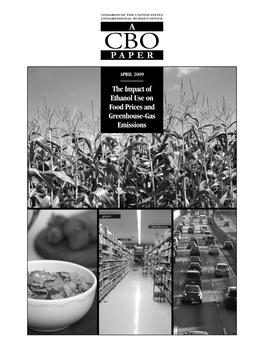 The Impact of Ethanol Use on Food Prices and Greenhouse-Gas Emissions Pub