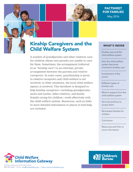 Kinship Caregivers and the Child Welfare System