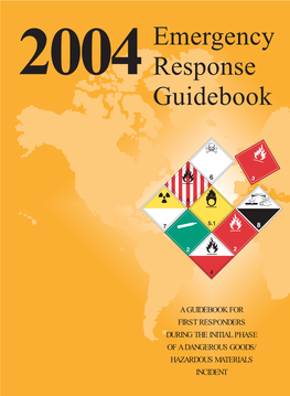 2004 Emergency Response Guidebook Or