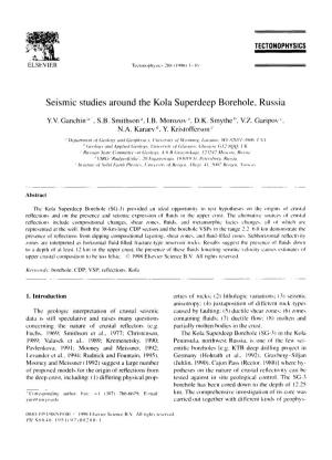 Seismic Studies Around the Kola Superdeep Borehole, Russia