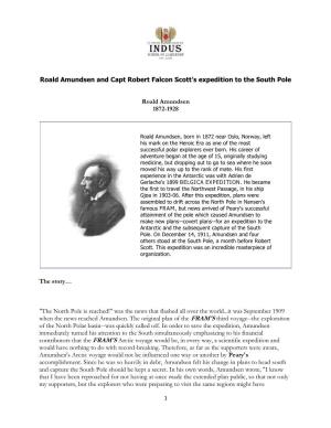 Roald Amundsen and Capt Robert Falcon Scott's Expedition to The