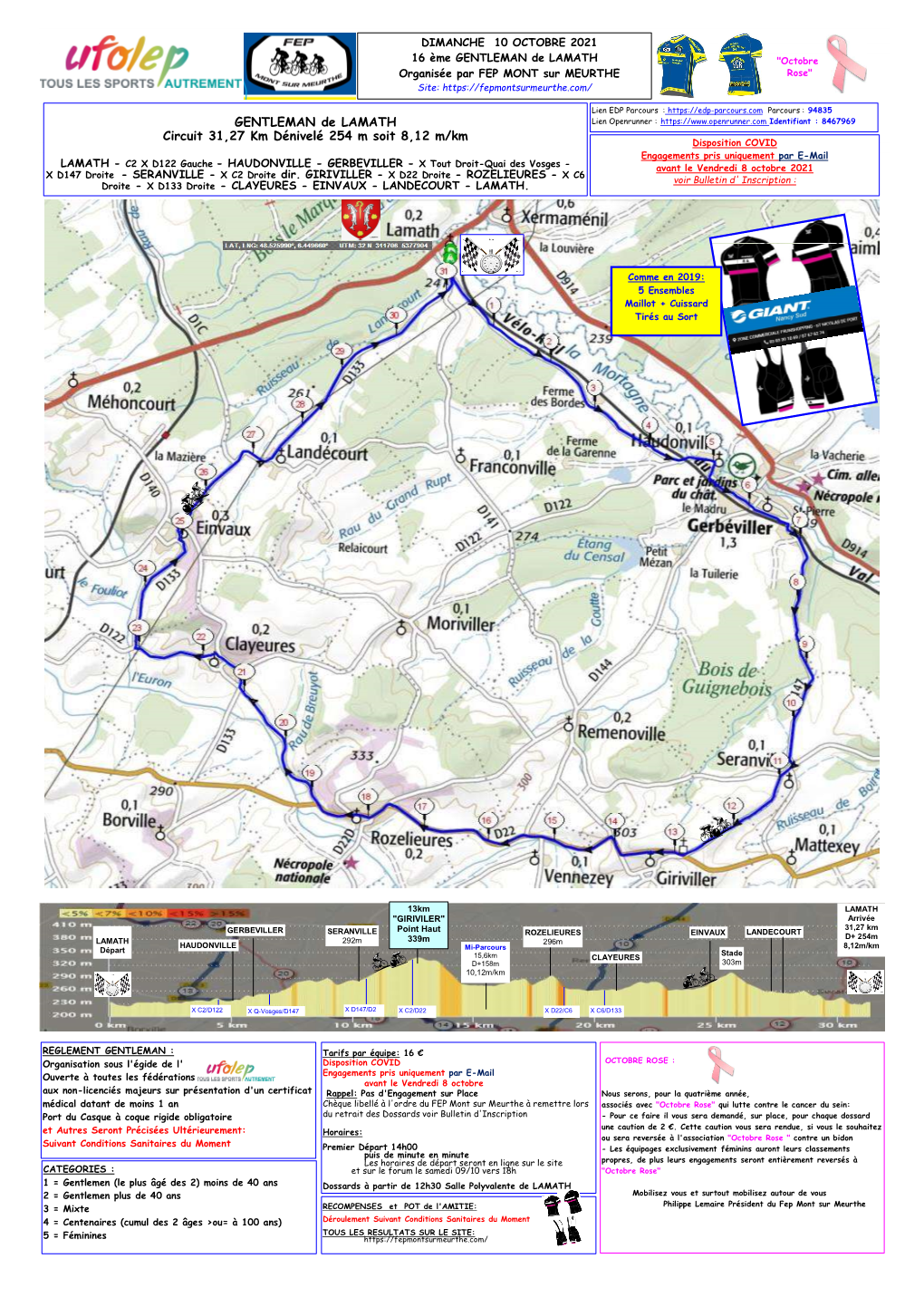 Lamath2021 31Km Version 16-07-2021