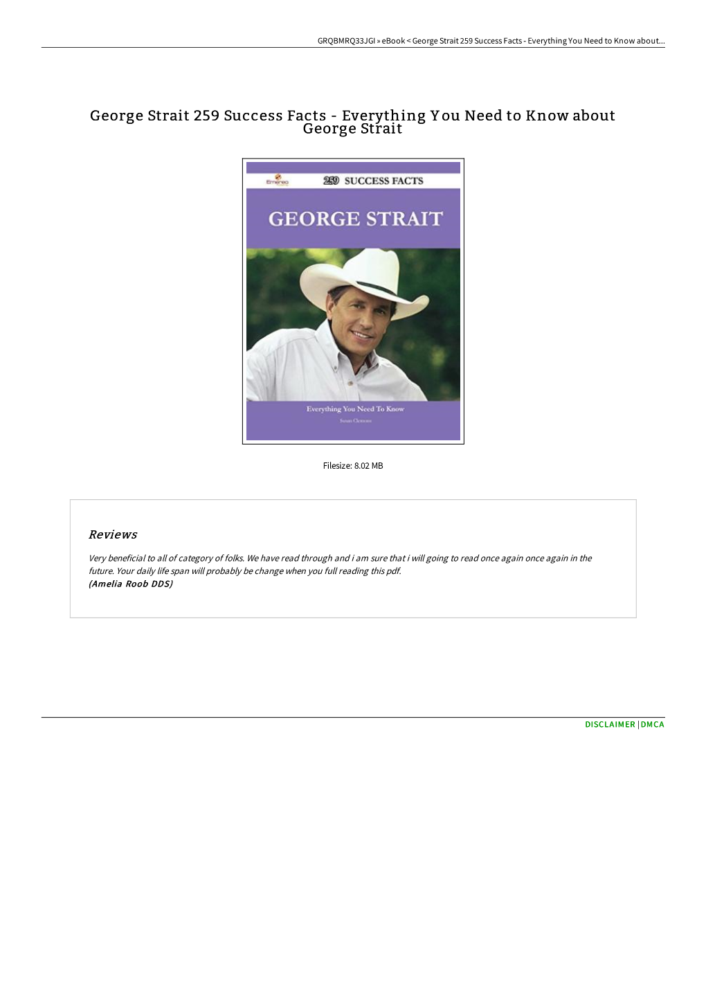 Find PDF \\ George Strait 259 Success Facts