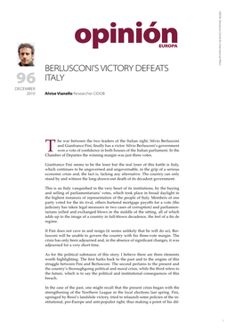 Berlusconi's Victory Defeats Italy