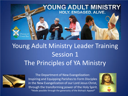 Engaging Young Adults in Faith Formation