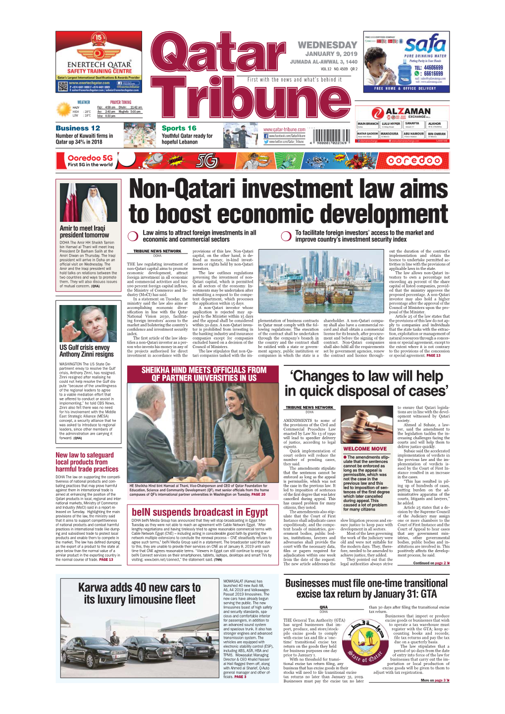 Non-Qatari Investment Law Aims to Boost Economic Development