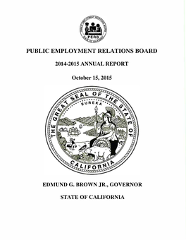 Public Employment Relations Board 2015 Annual Report