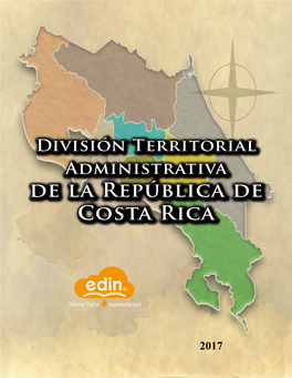 División Territorial Administrativa De La República De Costa Rica
