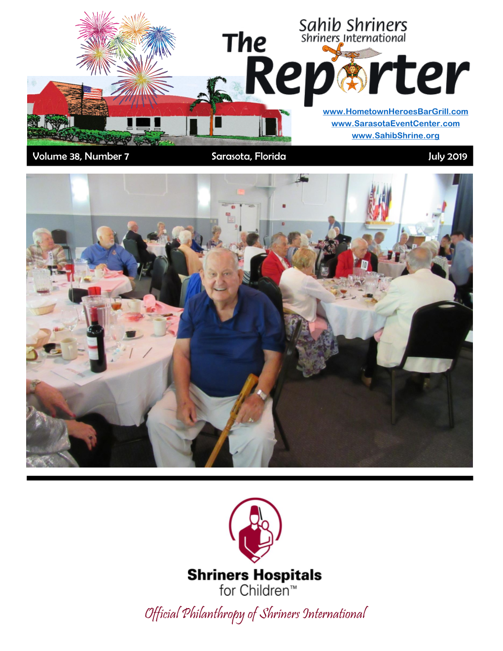 Official Philanthropy of Shriners International 2 SAHIB REPORTER July 2019