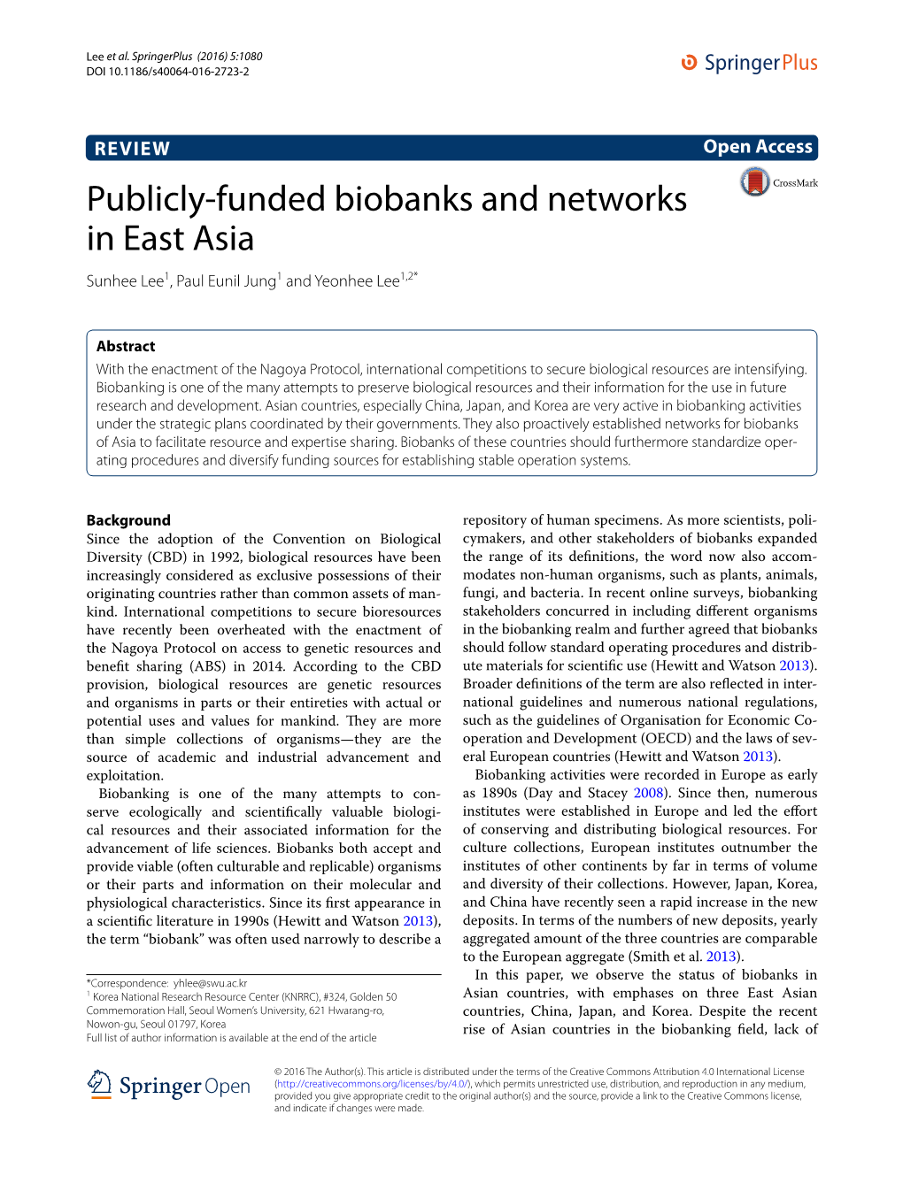 Publicly-Funded Biobanks and Networks in East Asia