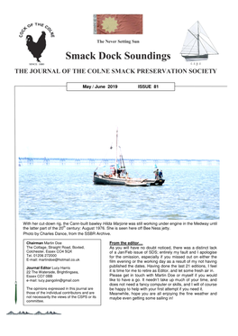 Smack Dock Soundings May / June 2019 ISSUE 81