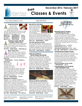 Free Classes & Events