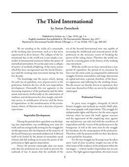 The Third International [Jan