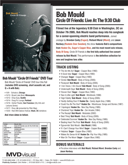Bob Mould Circle of Friends: Live at the 9:30 Club