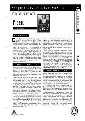 Misery 4 5 by Stephen King 6