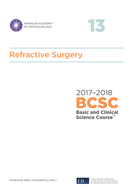 Refractive Surgery