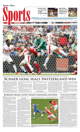 Schaer Goal Seals Switzerland Win