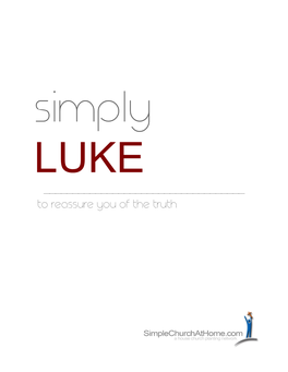 UPDATED Simply LUKE Leader's Guide