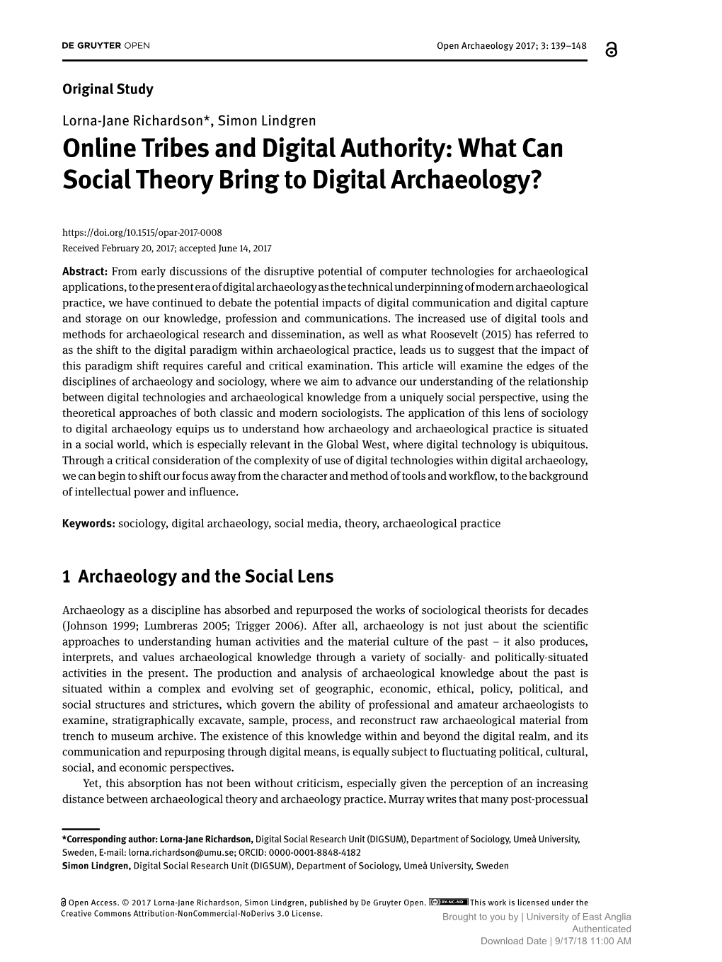 What Can Social Theory Bring to Digital Archaeology?