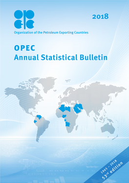 2018 OPEC Annual Statistical Bulletin