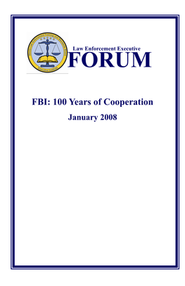 FBI: 100 Years of Cooperation