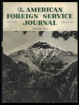 The Foreign Service Journal, January 1946