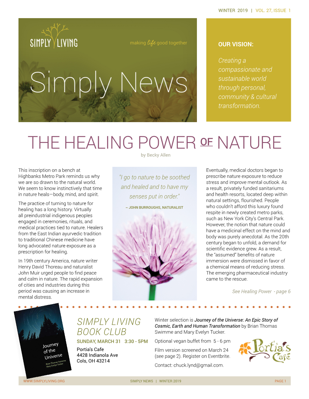 THE HEALING POWER of NATURE by Becky Allen