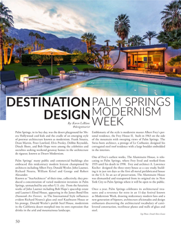 Palm Springs Modernism Week