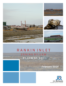 RANKIN INLET ZONING BY-LAW BY-LAW No