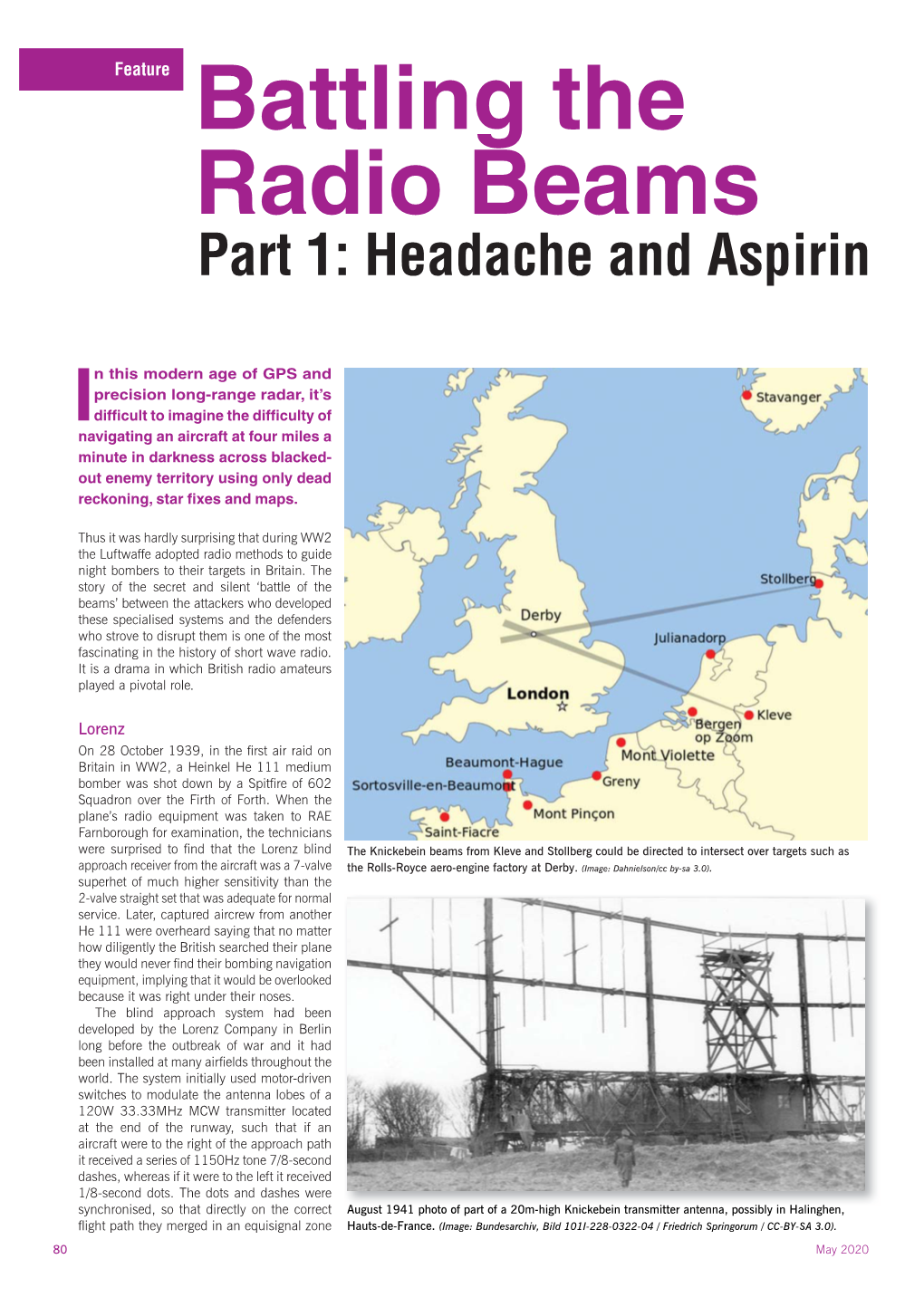 Battling the Radio Beams Part 1: Headache and Aspirin