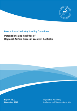 Perceptions and Realities of Regional Airfare Prices in Western Australia