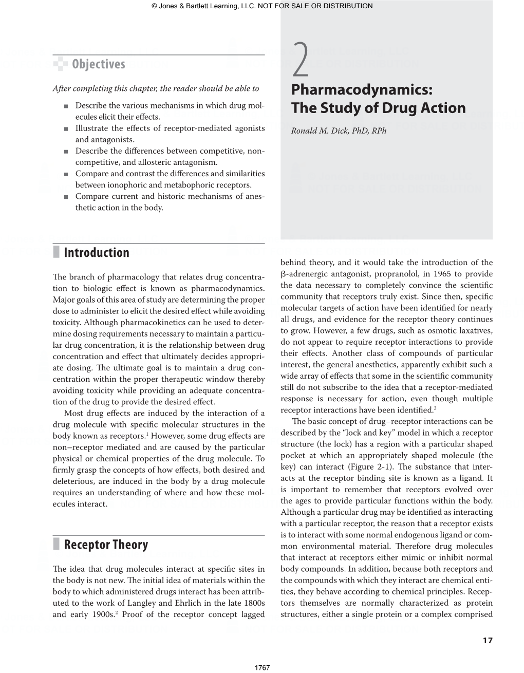 Pharmacodynamics: the Study of Drug Action