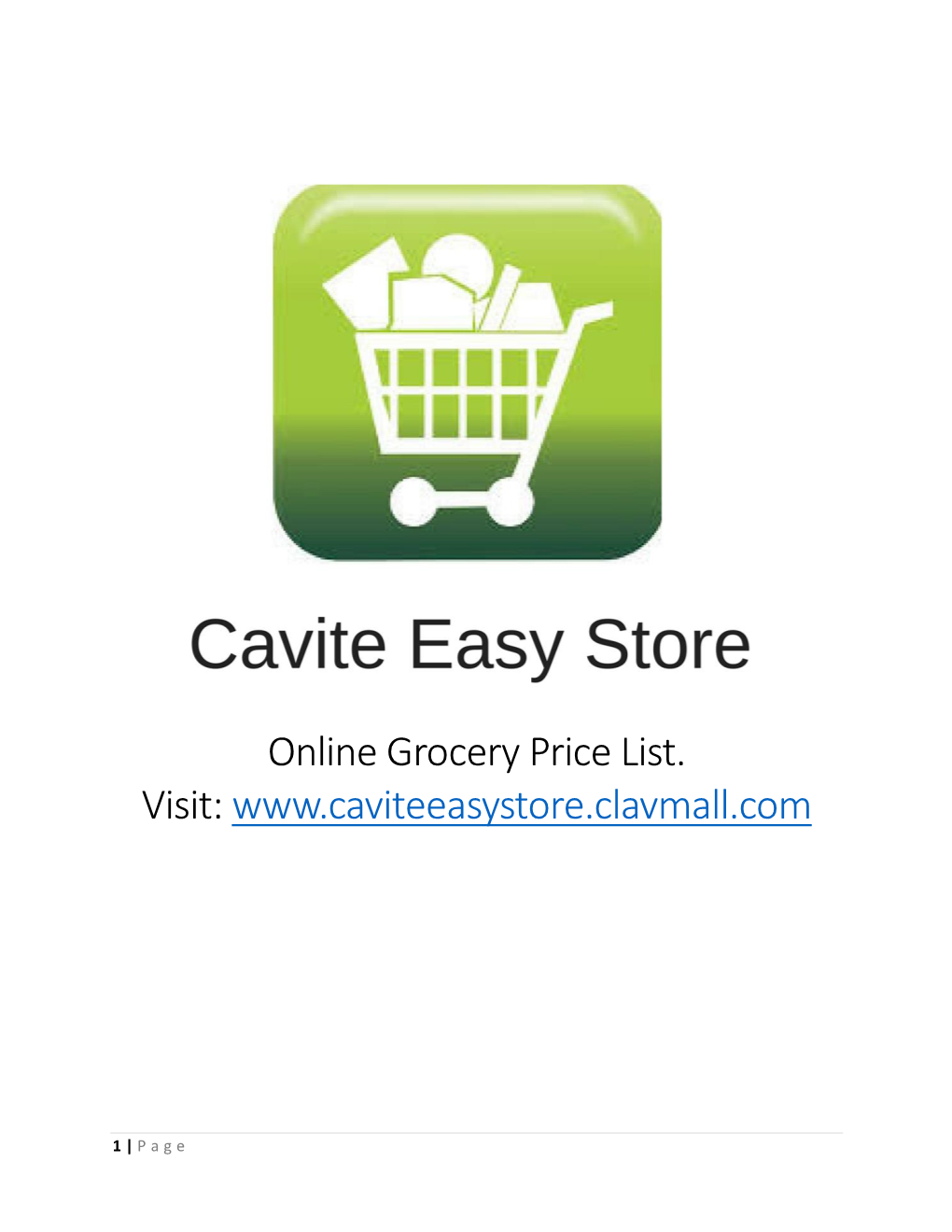 Online Grocery Price List. Visit