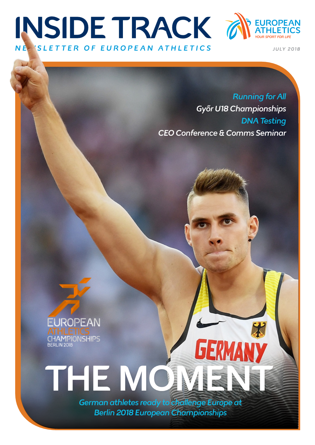 Inside Track Newsletter of European Athletics July 2018