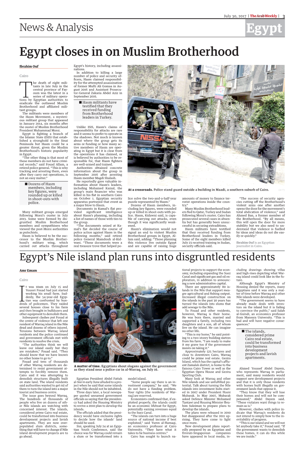 Egypt Closes in on Muslim Brotherhood