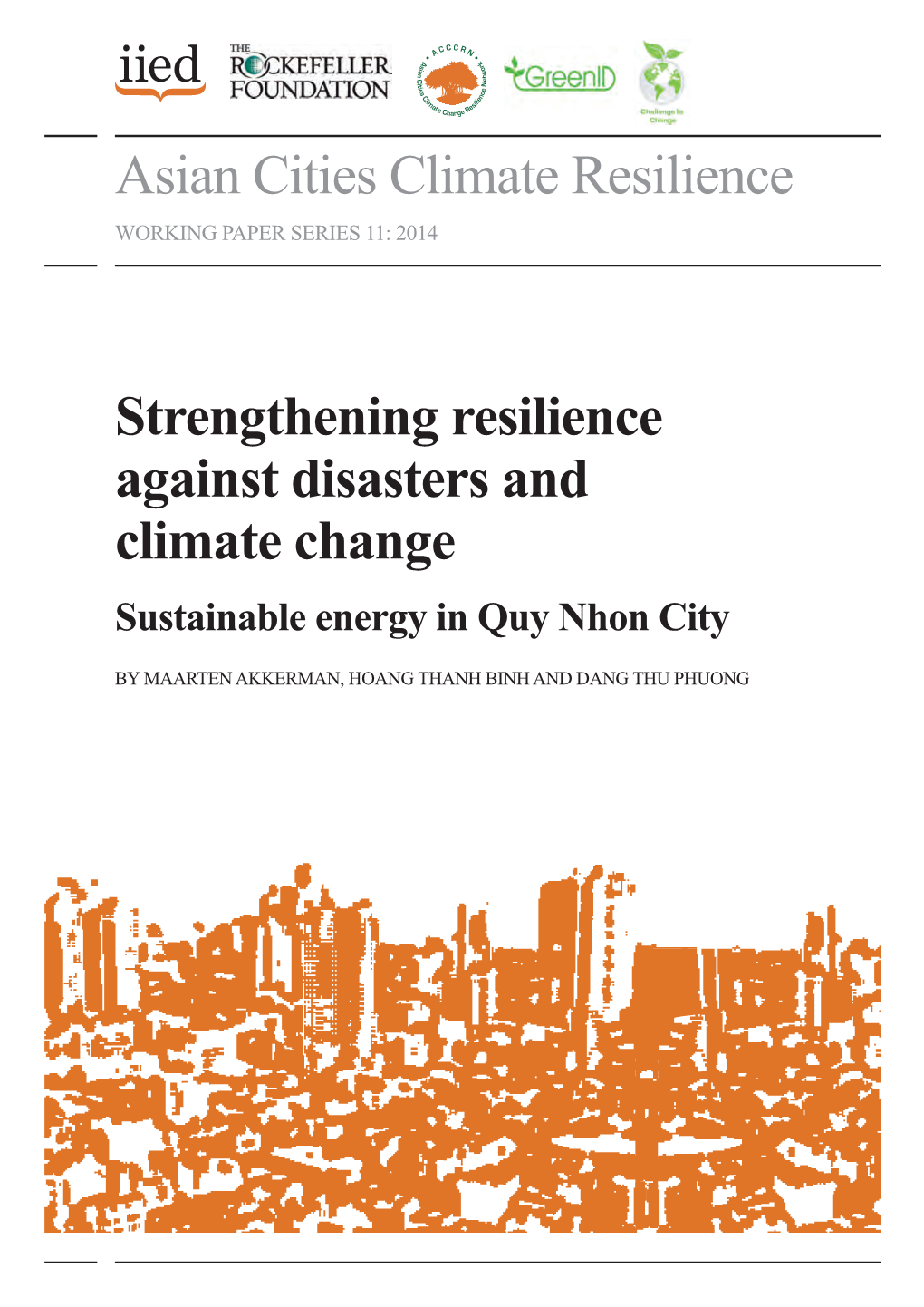 Strengthening Resilience Against Disasters and Climate Change Sustainable Energy in Quy Nhon City