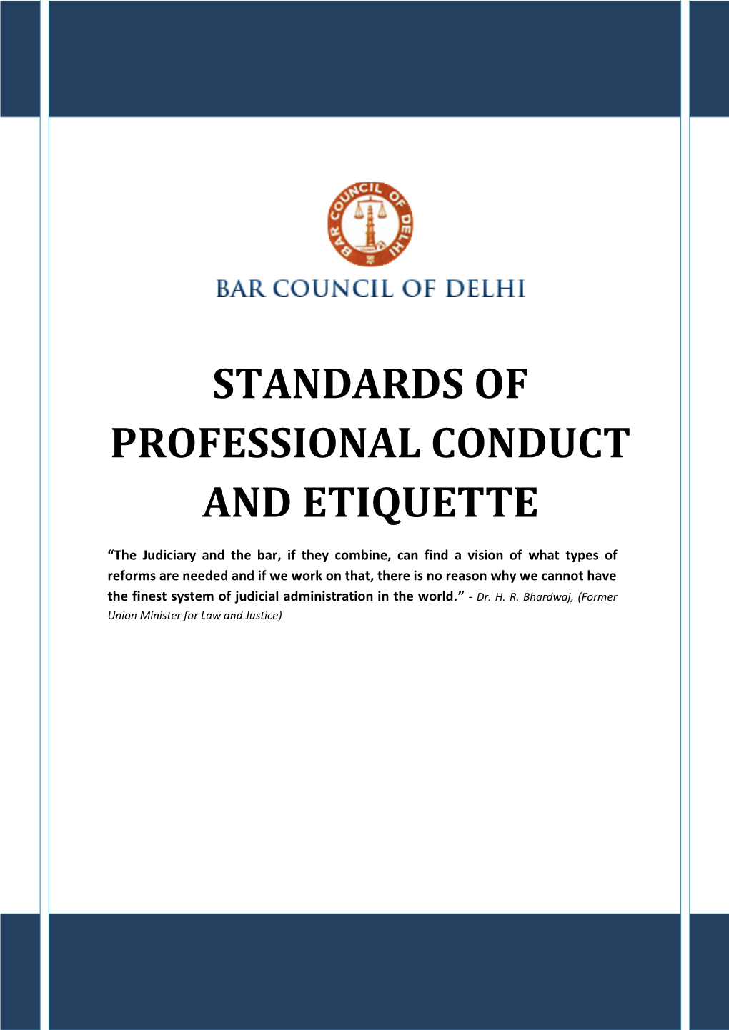 The Rules of Bar Council of Delhi