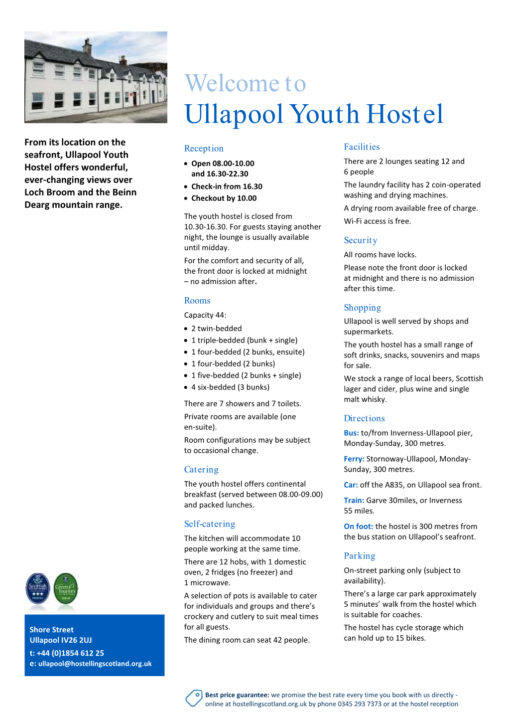 Ullapool Youth Hostel