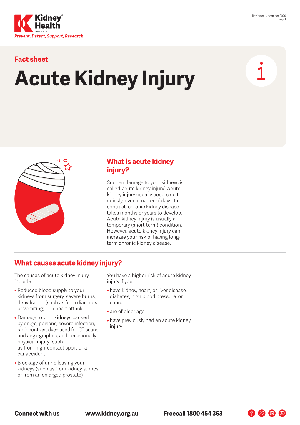 Acute Kidney Injury Fact Sheet