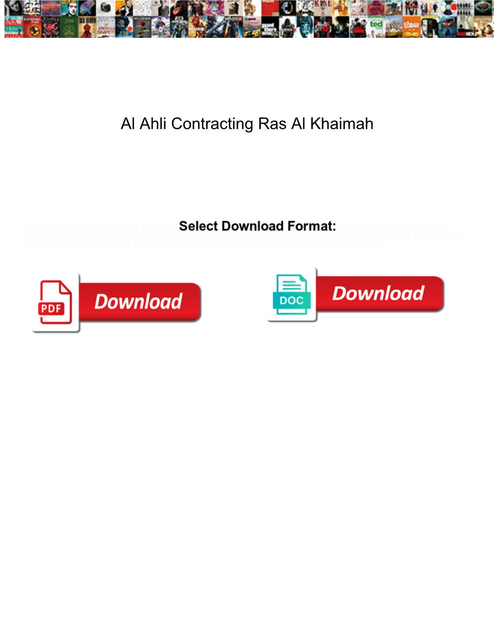 Al Ahli Contracting Ras Al Khaimah