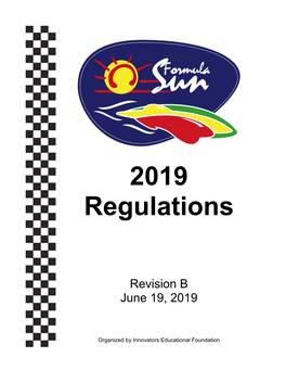 2019 Regulations