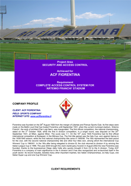 Acf Fiorentina