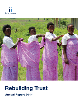 Rebuilding Trust Annual Report 2014